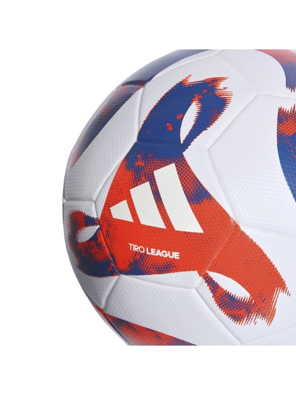Adidas Tiro League TSBE futbolo balta-mėlyna-raudona HT2422 2