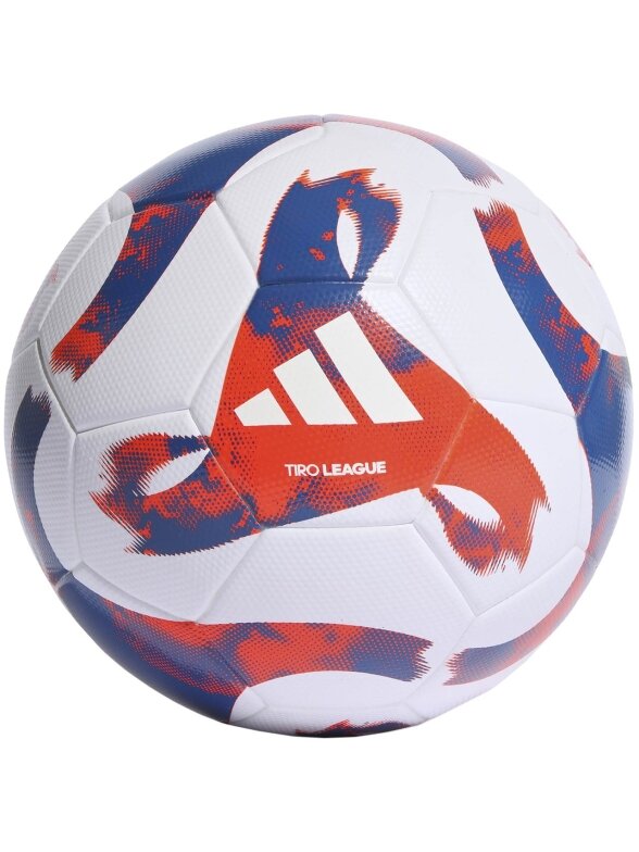 Adidas Tiro League TSBE futbolo balta-mėlyna-raudona HT2422