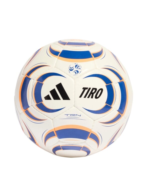 Adidas Tiro Training futbolo kamuolys baltas-mėlynas JW1528