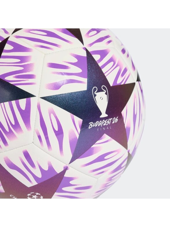 Adidas UCL 25/26 Final Club futbolo kamuolys, baltas/violetinis, JX9093 2