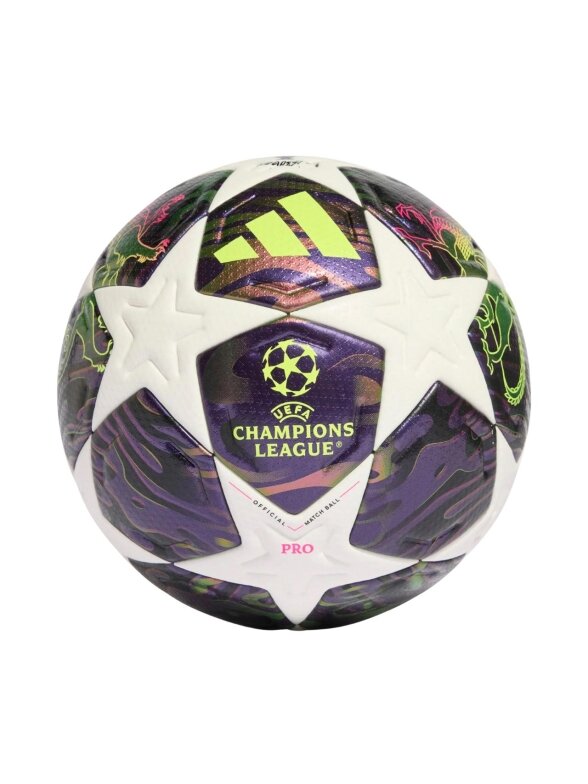 Adidas UCL 25/26 Final Pro futbolo kamuolys violetinis-baltas JX9077 1