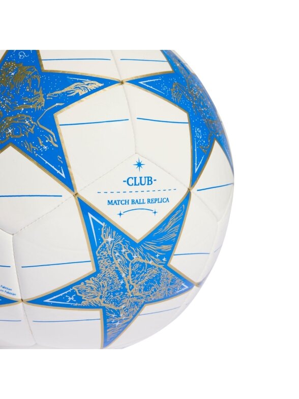 Adidas UCL Club 25/26 League Stage futbolo kamuolys balto-mėlynas KA0070 1 Adidas UCL Club 25/26 League Stage futbolo kamuolys balto-mėlynas KA0070 1