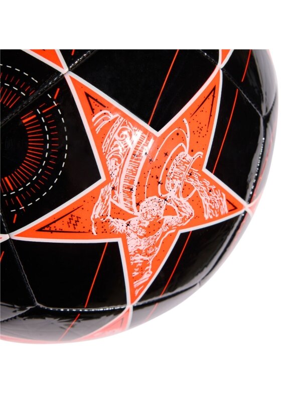 Adidas UCL Club 25/26 League Stage futbolo kamuolys juodai-oranžinis JP1538 2