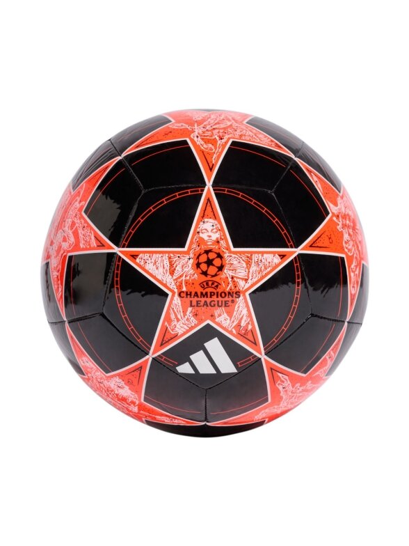 Adidas UCL Club 25/26 League Stage futbolo kamuolys juodai-oranžinis JP1538 Adidas UCL Club 25/26 League Stage futbolo kamuolys juodai-oranžinis JP1538