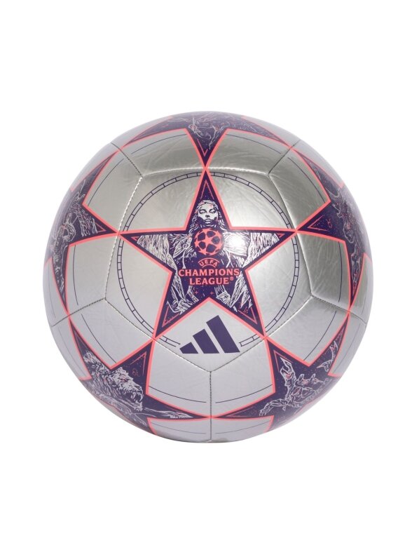Adidas UCL Club 25/26 League Stage futbolo kamuolys sidabrinė JP1539 1