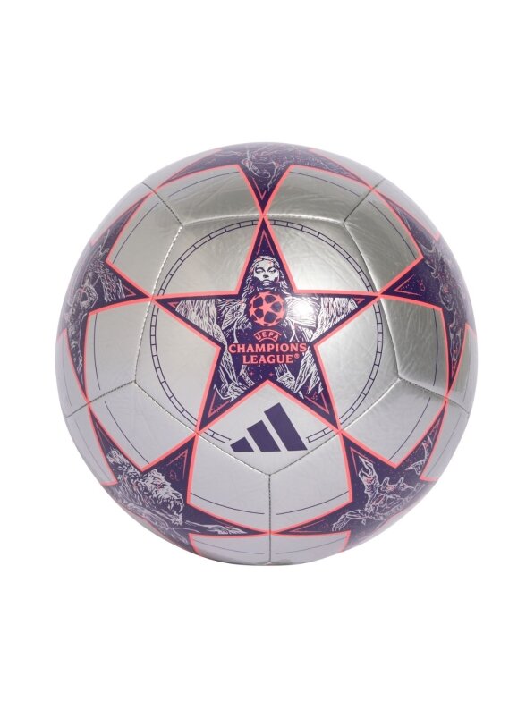Adidas UCL Club 25/26 League Stage futbolo kamuolys sidabrinė JP1539 Adidas UCL Club 25/26 League Stage futbolo kamuolys sidabrinė JP1539