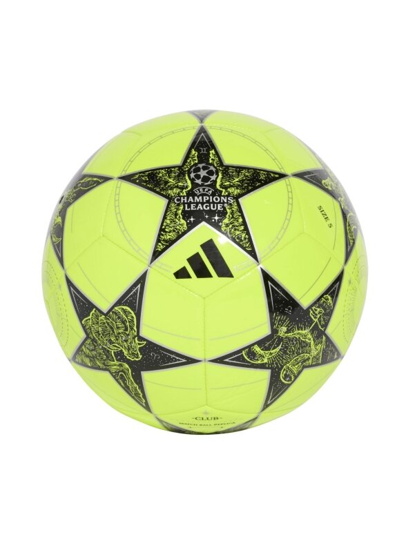 Adidas UCL Club 25/26 League Stage futbolo kamuolys geltonai-juodas JP1537 1