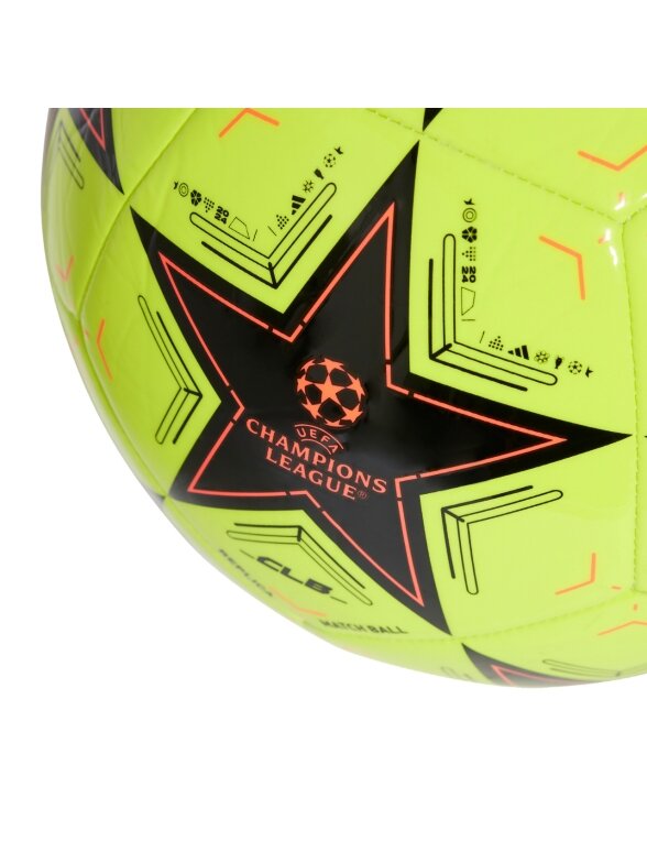 Adidas UCL Club futbolo kamuolys geltonas IX4065 3