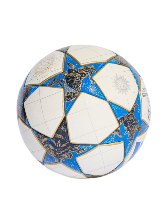 Adidas UCL Competition 25/26 League Phase futbolo kamuolys baltas-mėlynas-aukso spalvos JP1541 3 Adidas UCL Competition 25/26 League Phase futbolo kamuolys baltas-mėlynas-aukso spalvos JP1541 3
