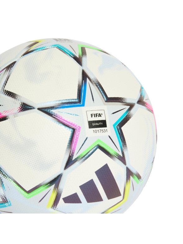 Futbolo kamuolys Adidas UCL League 26/27 League Stage Box balta-mėlyna-rožinė-žalia KE9771 2