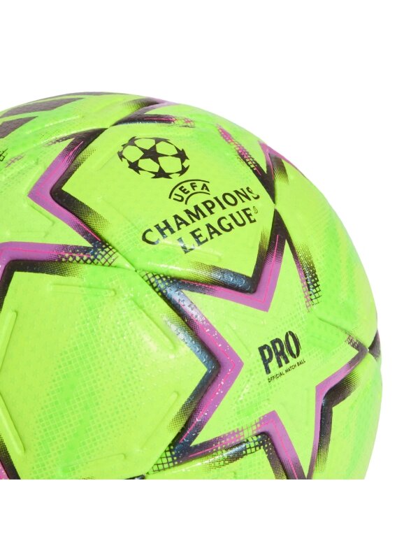 Adidas UCL Pro Winter 26/27 League Stage futbolo žalia-juoda-rožinė KE9769 2 Adidas UCL Pro Winter 26/27 League Stage futbolo žalia-juoda-rožinė KE9769 2