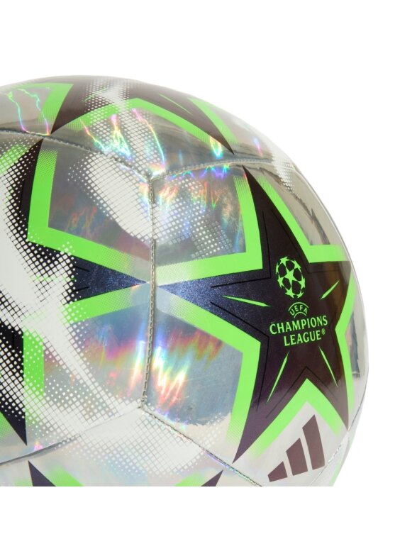 Adidas UCL Training 26/27 League Stage Foil futbolo kamuolys, sidabrinis-juodas-žalias, KE9774 3 Adidas UCL Training 26/27 League Stage Foil futbolo kamuolys, sidabrinis-juodas-žalias, KE9774 3