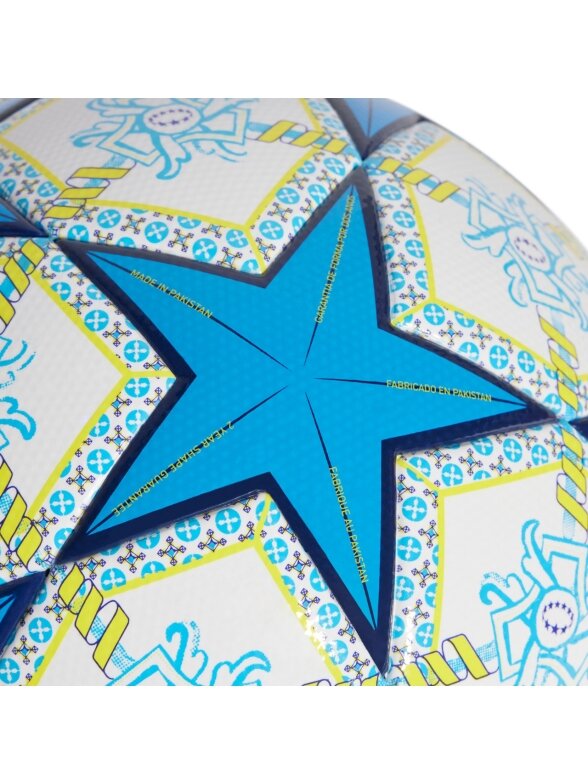 Adidas futbolo kamuolys UWCL League 24/25 Knockout Stages mėlynas JH1299 3 Adidas futbolo kamuolys UWCL League 24/25 Knockout Stages mėlynas JH1299 3