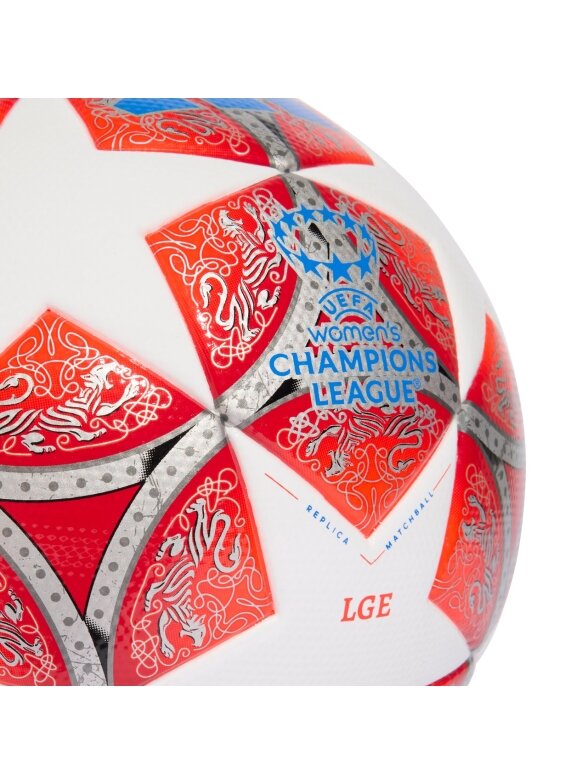 Adidas futbolo kamuolys Womens UCL 25/26 Final League moterims baltas-raudonas JW1326 3 Adidas futbolo kamuolys Womens UCL 25/26 Final League moterims baltas-raudonas JW1326 3