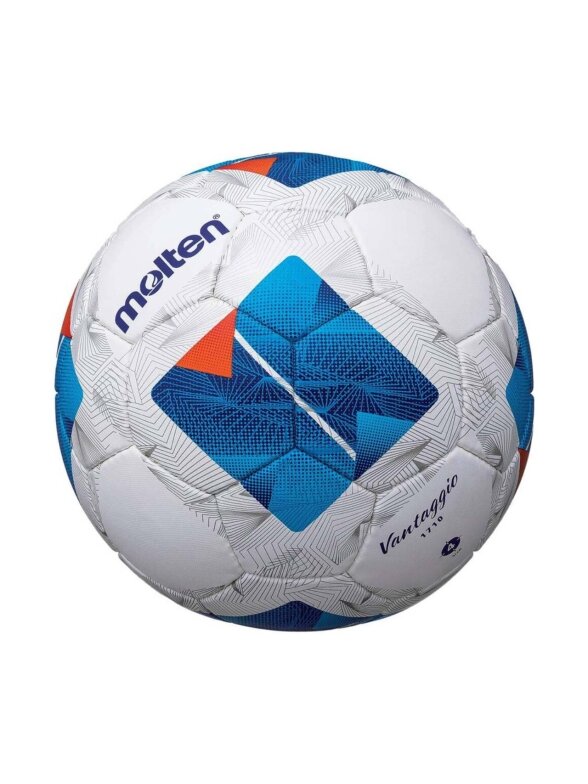 Molten Vantaggio futbolo kamuolys baltas-mėlynas F4N1710 Molten Vantaggio futbolo kamuolys baltas-mėlynas F4N1710