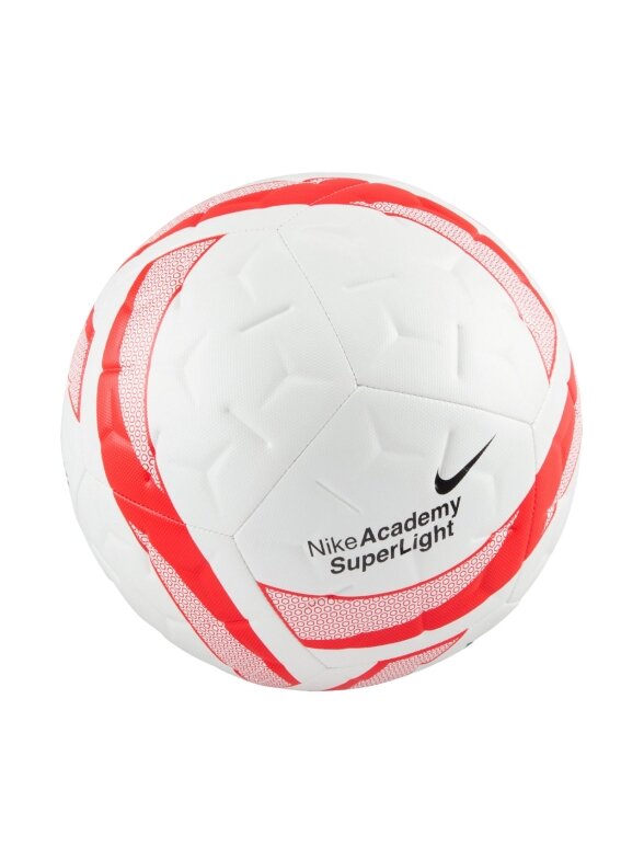 Nike Academy Superlight futbolo kamuolys baltas-raudonas HV6345 100