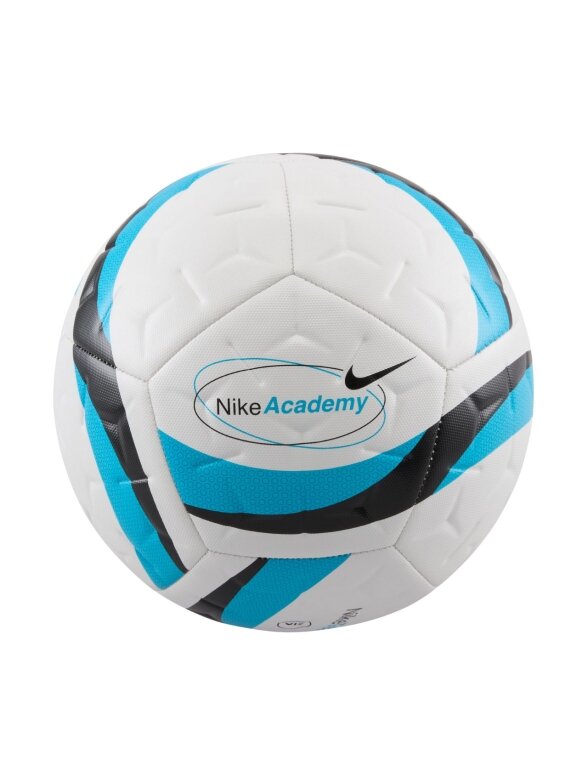 Nike Academy Team 25 futbolo kamuolys balta-mėlyna HV4387 101 Nike Academy Team 25 futbolo kamuolys balta-mėlyna HV4387 101