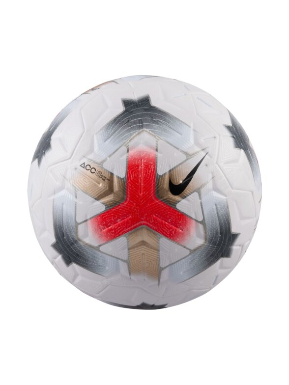 Nike Control futbolo kamuolys, baltas-juodas-raudonas IQ0618 100 1 Nike Control futbolo kamuolys, baltas-juodas-raudonas IQ0618 100 1