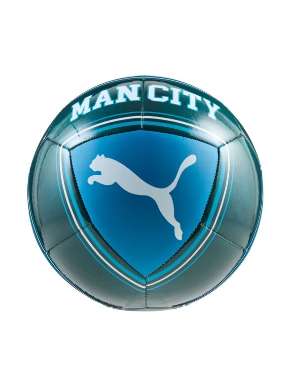 Puma futbolo kamuolys MCFC Culture turkio-mėlynas 84976 13 Puma futbolo kamuolys MCFC Culture turkio-mėlynas 84976 13