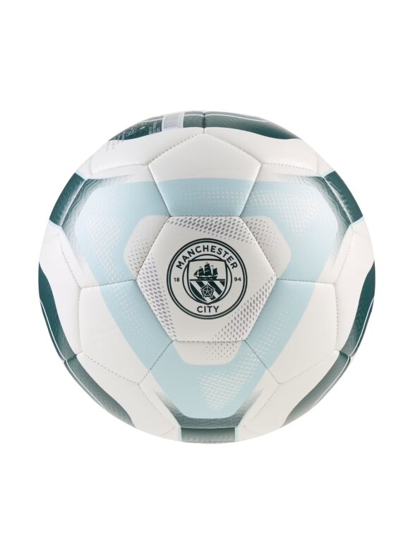 Puma MCFC King futbolo kamuolys baltai žaliai mėlynas 85013 01 1