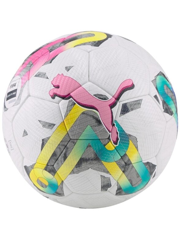 Football Puma Orbita 2 TB FIFA Quality Pro balta-žalia-rožinė 83775 01 Football Puma Orbita 2 TB FIFA Quality Pro balta-žalia-rožinė 83775 01
