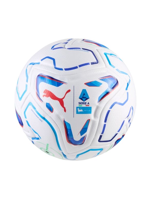 Puma Stellar Nitro Ultimate Serie A futbolo kamuolys, baltas-mėlynas 85081 01 1
