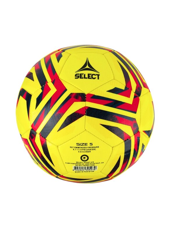Select futbolo kamuolys Classic v25 geltonai raudonas 19141 1