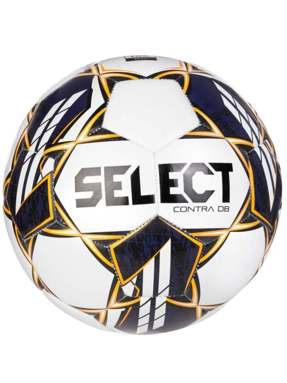 Futbolo kamuolys Select Contra DB FIFA Basic v23 balta ir violetinė 18329