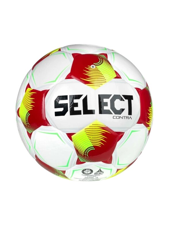 Select futbolo kamuolys FB Contra v26 FIFA Basic, baltas-raudonas-geltonas, 120085 1 Select futbolo kamuolys FB Contra v26 FIFA Basic, baltas-raudonas-geltonas, 120085 1