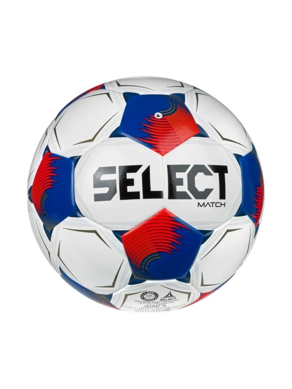 Select futbolo kamuolys FB Match v26 FIFA Basic, baltas-mėlynas-raudonas, 120078 1 Select futbolo kamuolys FB Match v26 FIFA Basic, baltas-mėlynas-raudonas, 120078 1