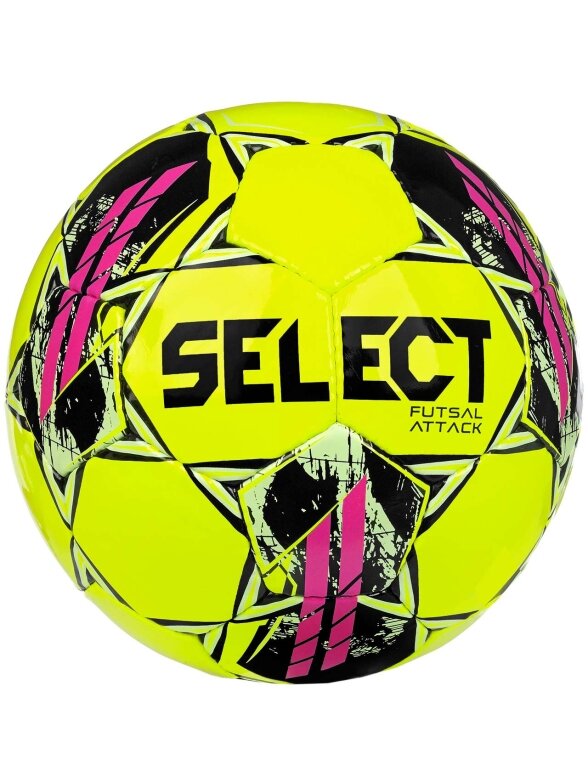 Football Select Hala Futsal Attack v22 geltona ir rožinė 17623 Football Select Hala Futsal Attack v22 geltona ir rožinė 17623