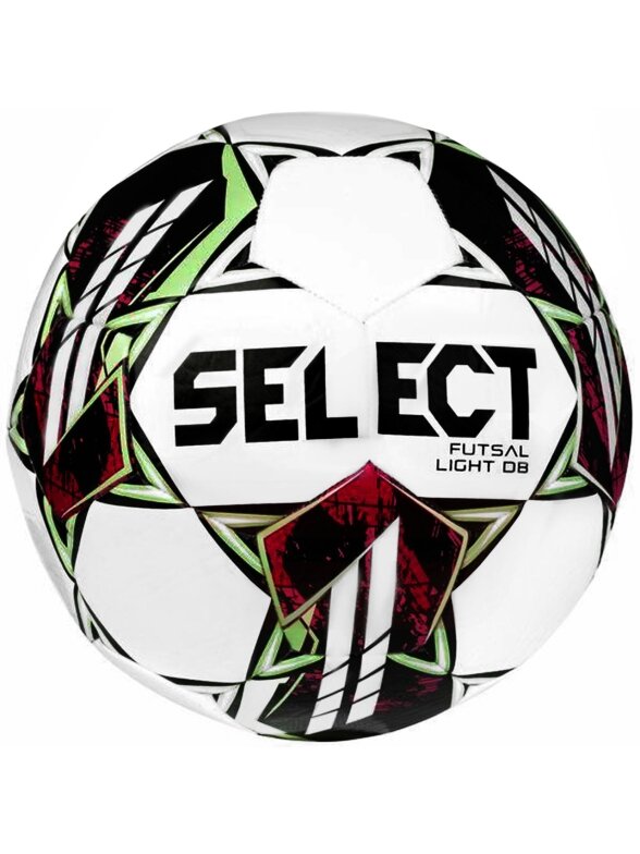 Select Hala Futsal Light DB v22 salės futbolo kamuolys, baltas-žalias-rožinis 17647 Select Hala Futsal Light DB v22 salės futbolo kamuolys, baltas-žalias-rožinis 17647