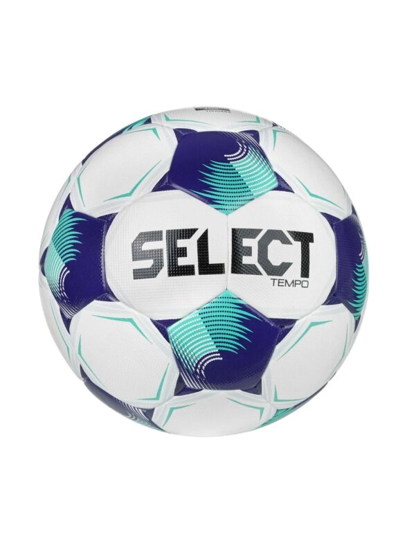Select futbolo kamuolys Tempo v26 FIFA Basic baltas-violetinis-žalias 110055
