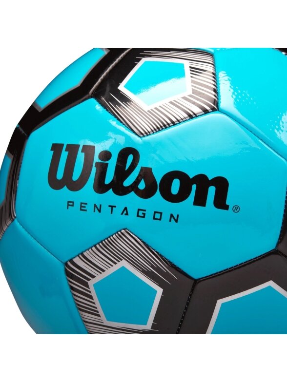 Futbolas Wilson Pentagon SB Robl mėlynas WTE8542XB05 3 Futbolas Wilson Pentagon SB Robl mėlynas WTE8542XB05 3