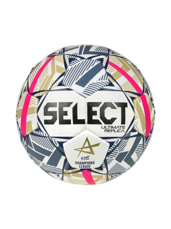 Select rankinio kamuolys Replica EHF Champions League v26 baltas-pilkas 220045 1
