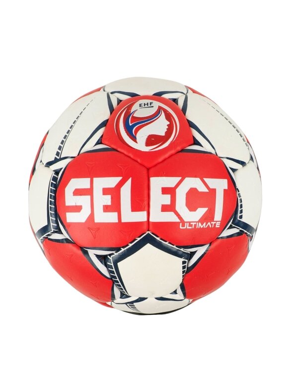 Handball Select Ultimate Dk/No EC 2 2020 balta ir raudona 10592 Handball Select Ultimate Dk/No EC 2 2020 balta ir raudona 10592