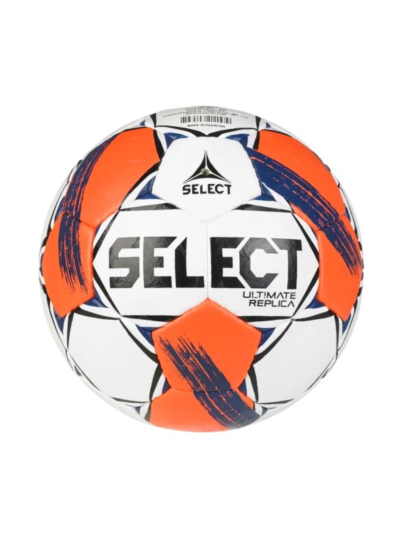 Select rankinio kamuolys Ultimate European League Replic 2 v25 EHF baltos-oranžinės spalvos 13521 1