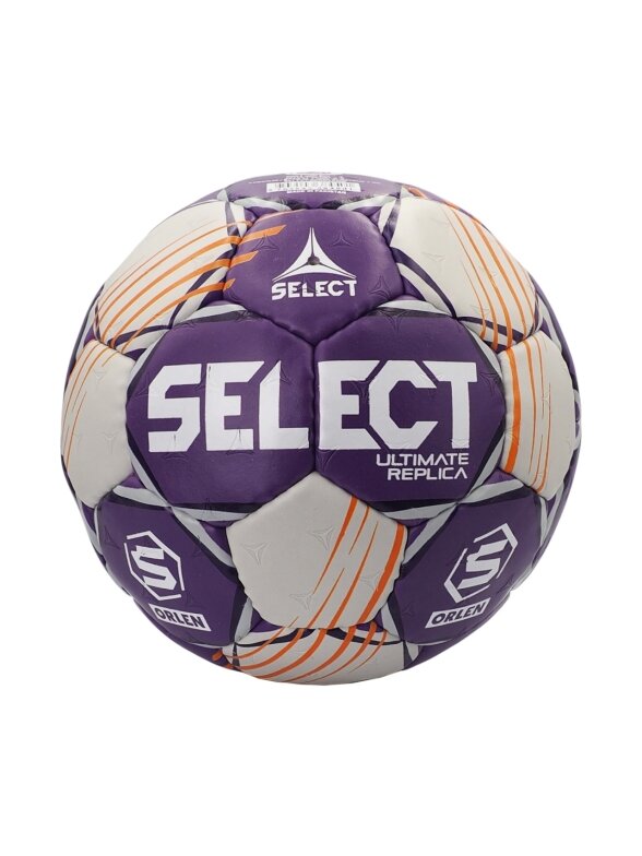Select Ultimate Orlen Superliga 3 EHF Replica rankinio kamuolys violetinai-pilkas 13473 1