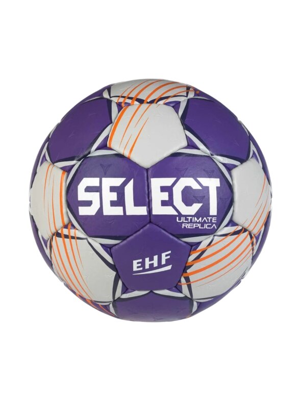 Select rankinio kamuolys Ultimate Replica v24 EHF pilkas/violetinis 13403 Select rankinio kamuolys Ultimate Replica v24 EHF pilkas/violetinis 13403