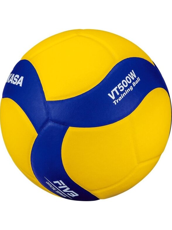 Mikasa VT500W tinklinio kamuoliukas geltonos ir mėlynos spalvos 1 Mikasa VT500W tinklinio kamuoliukas geltonos ir mėlynos spalvos 1