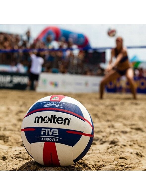 Tinklinio kamuolys Molten paplūdimio V5B5000-DE FIVB DVV1 4 Tinklinio kamuolys Molten paplūdimio V5B5000-DE FIVB DVV1 4