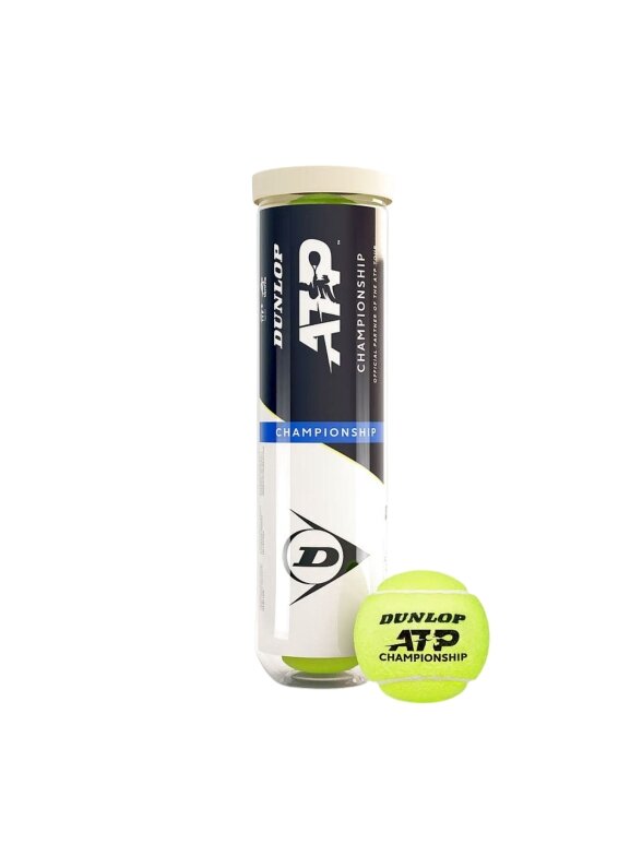 Dunlop ATP Championship teniso kamuoliai 4 vnt. 601628 Dunlop ATP Championship teniso kamuoliai 4 vnt. 601628