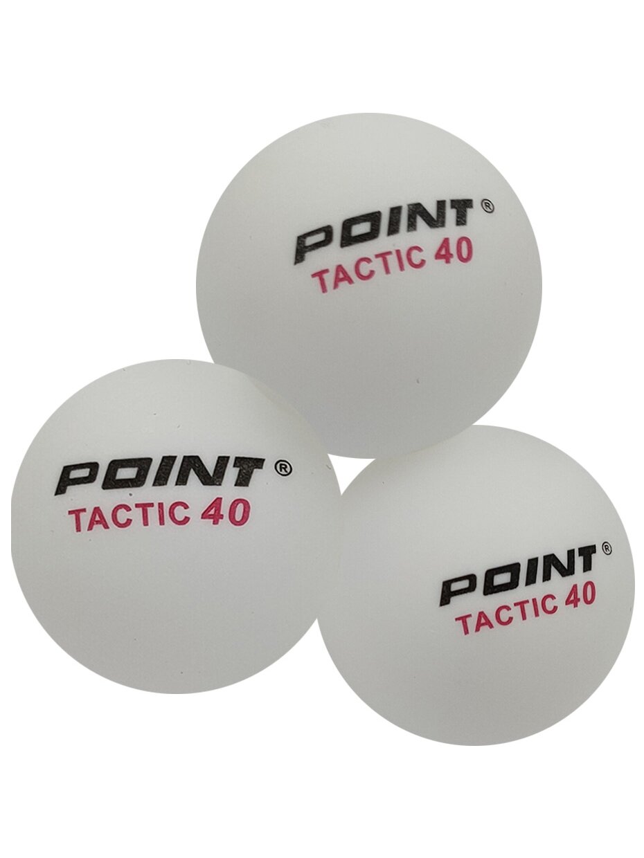 Piłeczki do ping ponga Point Tactic białe 10 szt