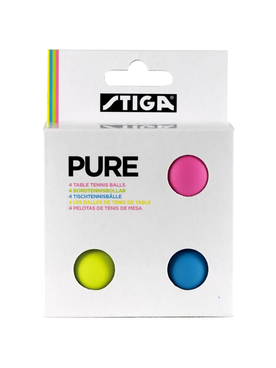 Piłeczki do ping ponga Stiga Pure color 4szt