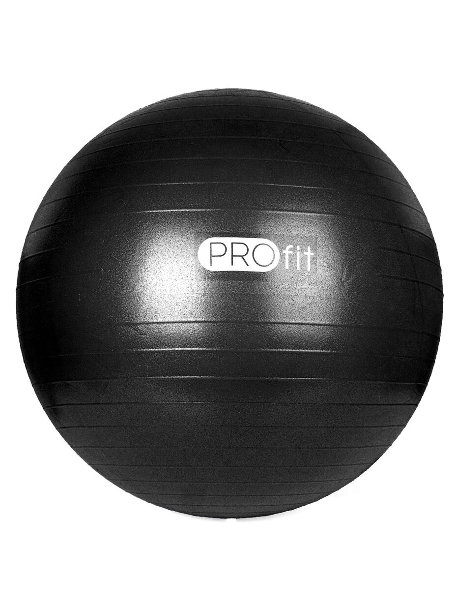 Profit gimnastinis kamuolys 75 cm juodas su pompa DK 2102 2 Profit gimnastinis kamuolys 75 cm juodas su pompa DK 2102 2