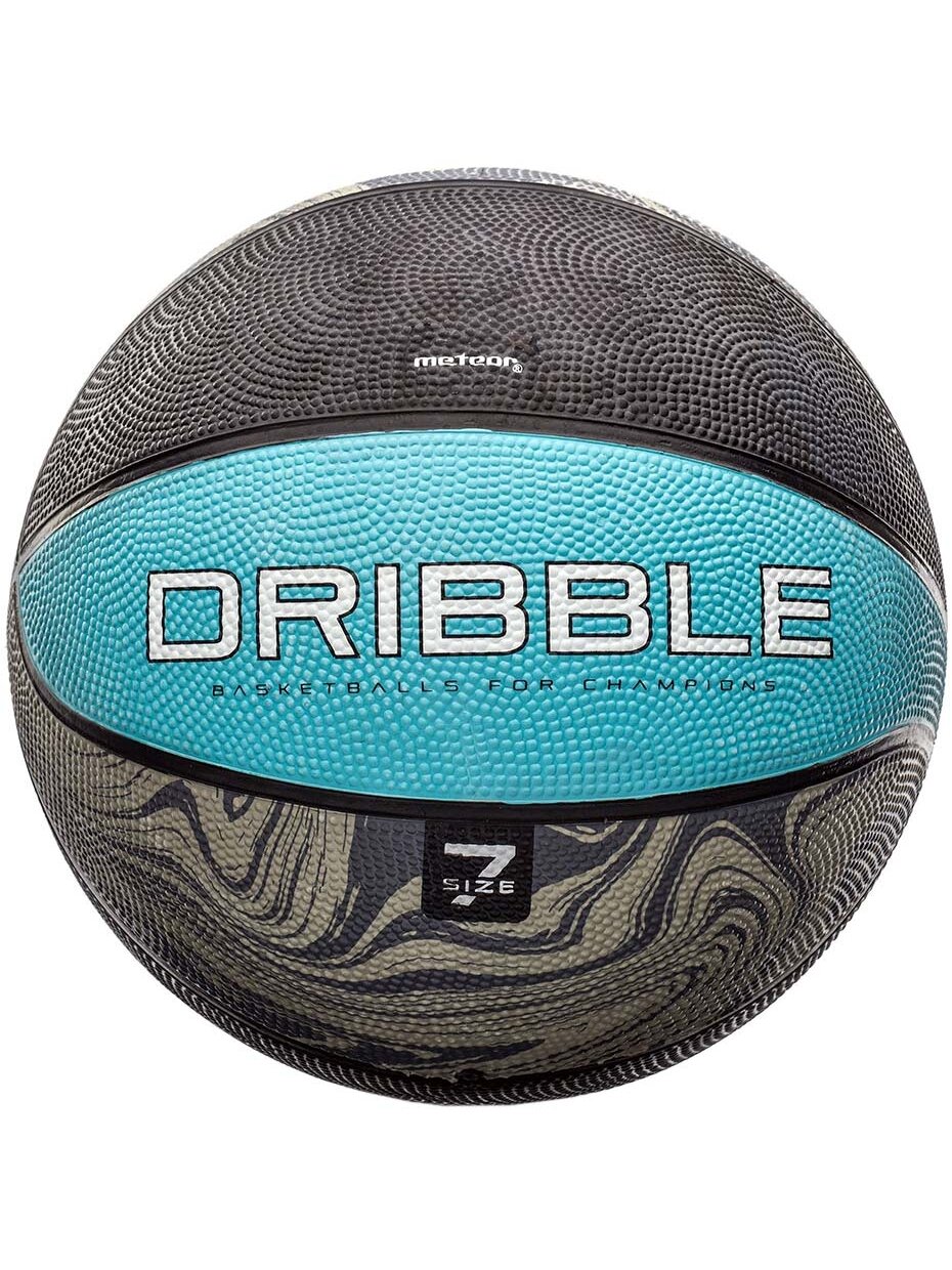 Meteor Dribble krepšinio kamuolys pilkai mėlynas 07091 Meteor Dribble krepšinio kamuolys pilkai mėlynas 07091