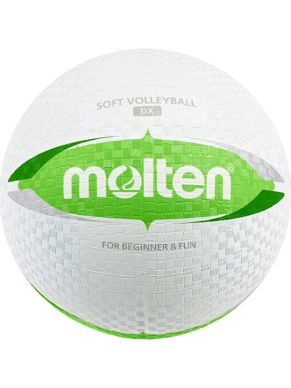 Tinklinio kamuolys Molten guminis baltas-žalias S2V1550-WG