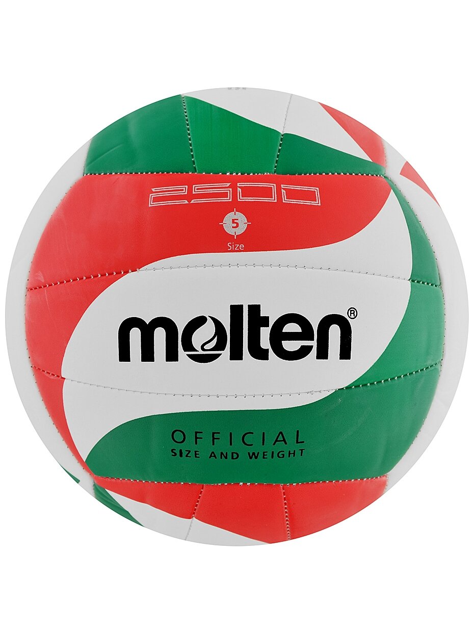 Molten V5M2500 balta-raudona-žalia tinklinis Molten V5M2500 balta-raudona-žalia tinklinis