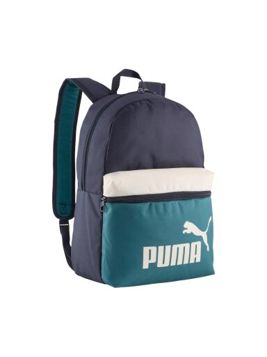 Puma Phase Color Block kuprinė, tamsiai mėlyna 91175 07