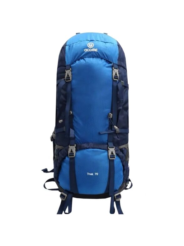 Acome Trek 70L mėlyna žygio kuprinė Acome Trek 70L mėlyna žygio kuprinė